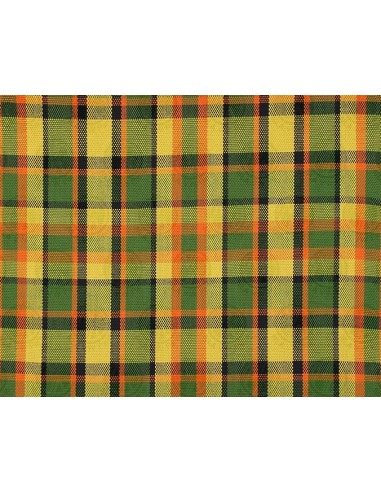Westfalia Yellow Plaid Engine Foam Cover Full Width with Spare Wheel 1974-1979