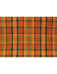 Westfalia Orange Plaid Engine Foam Cover Full Width with Spare Wheel 2