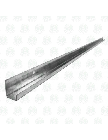 Westfalia 3/4 width Rock and Roll Bed Front Panel Top Metal U Rail