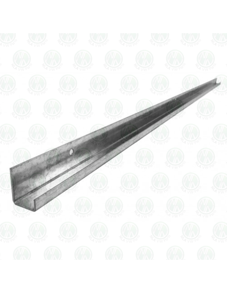 Westfalia 3/4 width Rock and Roll Bed Front Panel Top Metal U Rail