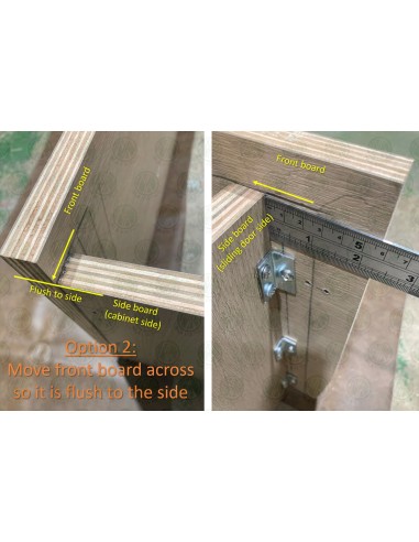 3/4-Width Rock & Roll Bed Wood Kit for VW T2 Bay