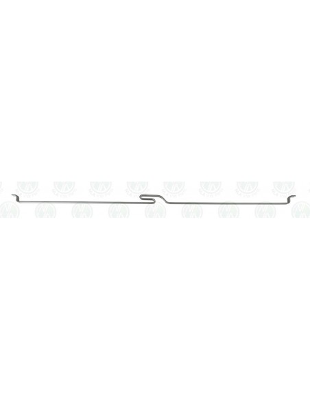 Westfalia Aluminium Top Rear Curtain Rail for VW T2 Split Small rear window