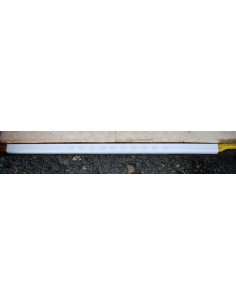 White Floor Edge Trim for Sliding Door Step 2