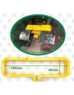 Yellow Pedal Lock for Land Rover Series 2, 2a & 3 (190mm x 45mm)