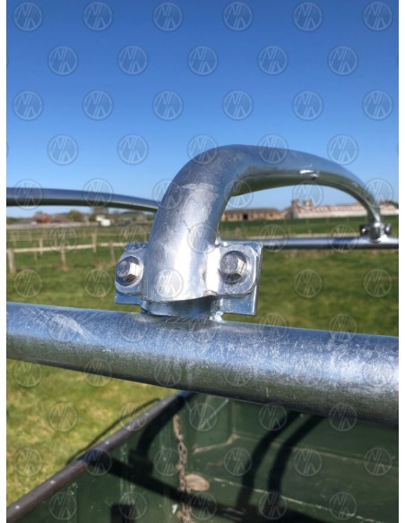 Land Rover Defender 90" Heavy Duty Hoops (with Cab Rails)