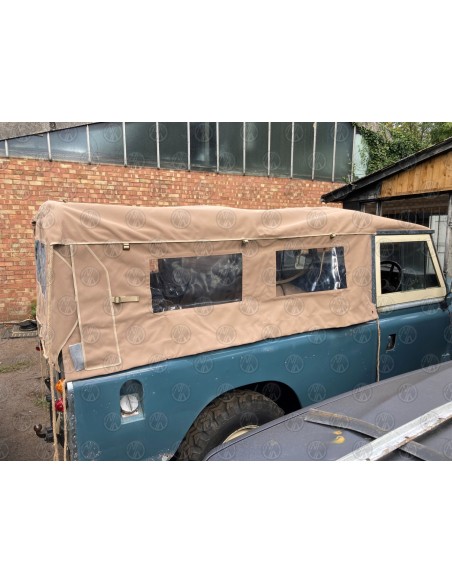 Land Rover Series 2, 2a & 3 LWB Sand Canvas (5 Windows)