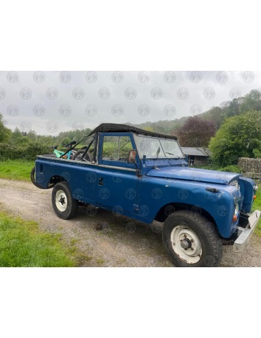 Black Cab Bikini Cover for Land Rover Series 2 2A 3 SWB 1958-1985