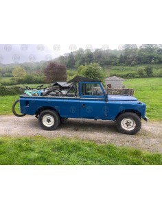 Black Cab Bikini Cover for Land Rover Series 2 2A 3 SWB 1958-1985