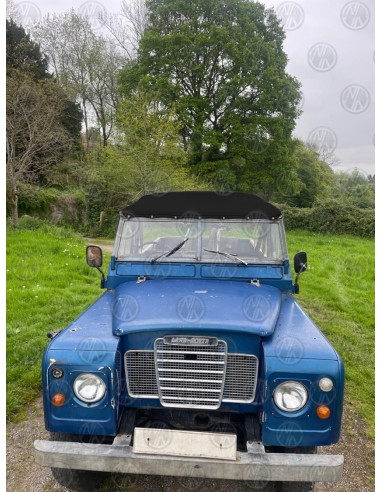 Black Cab Bikini Cover for Land Rover Series 2 2A 3 SWB 1958-1985