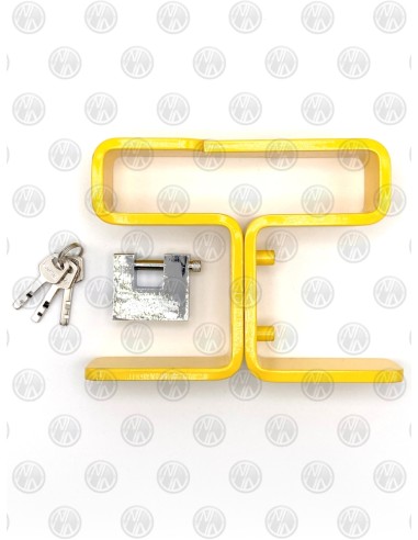 Yellow Pedal Lock for Land Rover Series 2, 2a & 3 (171mm x 39mm)