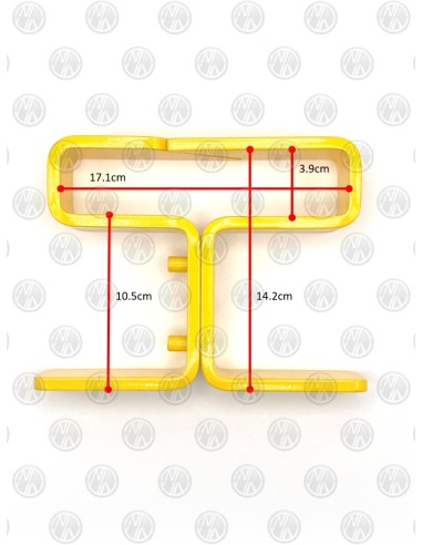 Yellow Pedal Lock for Land Rover Series 2, 2a & 3 (171mm x 39mm)