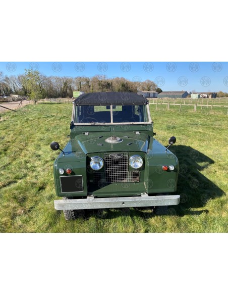 Land Rover Series 2, 2a & 3  88" Black Canvas (3 PVC Windows)