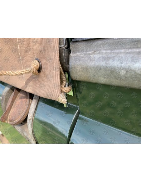Land Rover Series 2, 2a & 3 88" Sand Canvas (3 PVC Windows)