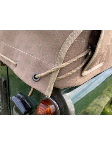 Land Rover Series 2, 2a & 3 88" Sand Canvas (3 PVC Windows)