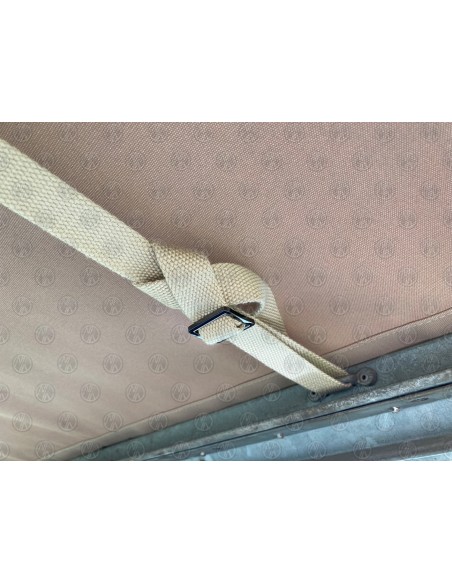 Land Rover Series 2, 2a & 3 88" Sand Canvas (3 PVC Windows)