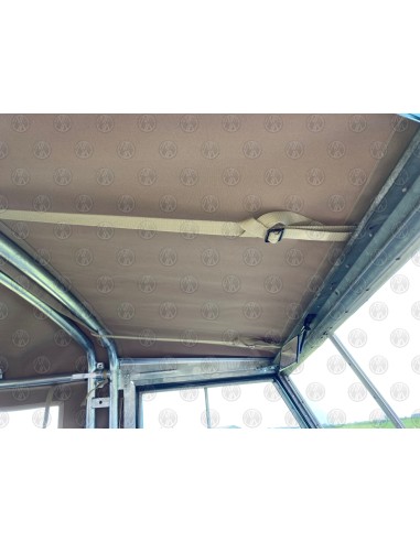 Land Rover Series 2, 2a & 3 88" Sand Canvas (3 PVC Windows)