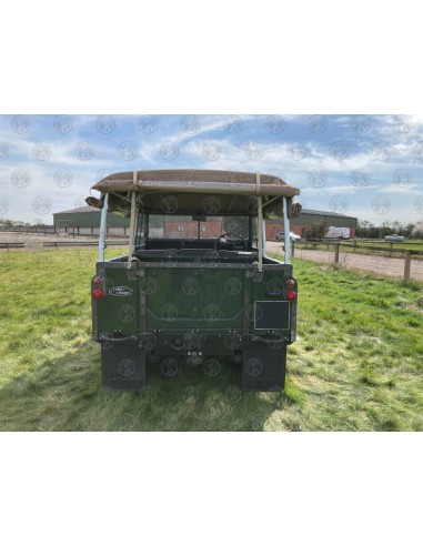 Land Rover Series 2, 2a & 3 88" Sand Canvas (3 PVC Windows)