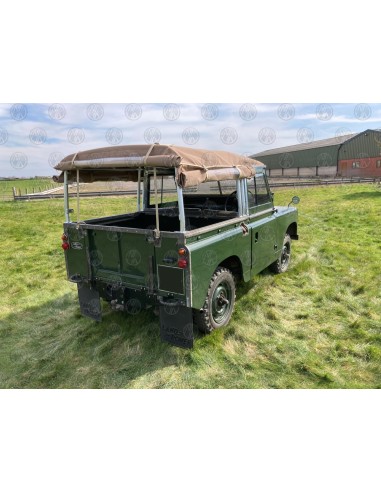 Land Rover Series 2, 2a & 3 88" Sand Canvas (3 PVC Windows)