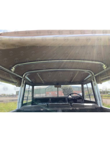 Land Rover Series 2, 2a & 3 88" Sand Canvas (3 PVC Windows)