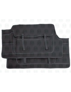 Land Rover Series 1 86" Cab Door Pockets Black (Pair) 2