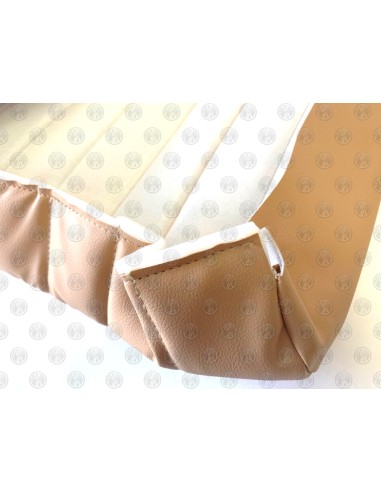 Land Rover Defender Central Cubby Box Cover in Cream (Material Only)