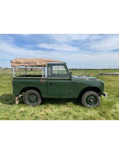 Sand Canvas Hood for Land Rover Series 2 2A 3 88" 1 Rear PVC Window 1958-1985 2
