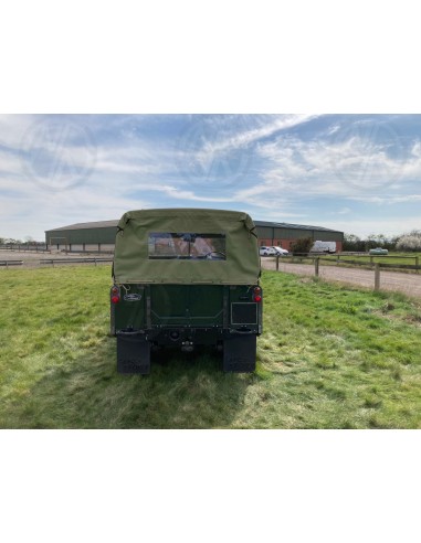 Land Rover Series 2, 2a & 3 88" Khaki Green Canvas (3 PVC Windows)