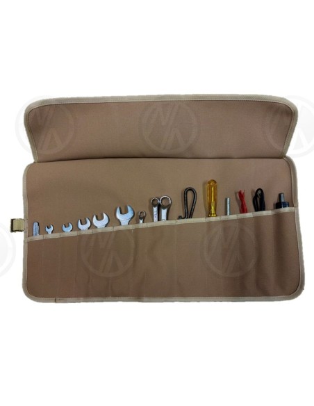 Black Canvas Tool Roll for Land Rover Series 1 2 2A 3 Defender 14 Pockets 1948-2016