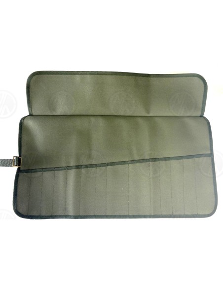 Khaki Green Canvas Tool Roll for Land Rover Series 1 2 2A 3 Defender 14 Pockets 1948-2016
