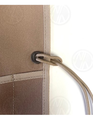 Sand Canvas Tool Roll for Land Rover Series 2 2A 3 Fabric Ties 11 Pockets 1958-1985