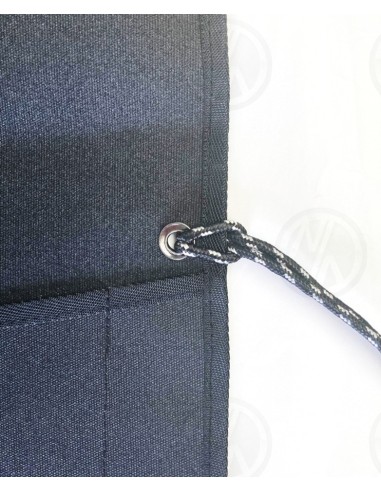 Black Canvas Tool Roll for Land Rover Series 2 2A 3 Fabric Ties 11 Pockets 1958-1985