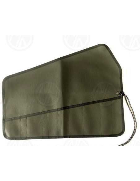 Khaki Green Canvas Tool Roll for Land Rover Series 2 2A 3 Fabric Ties 11 Pockets 1958-1985