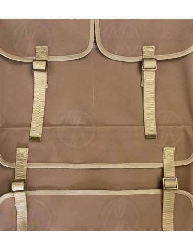 Sand Canvas Tub Storage Organiser Pair for Land Rover Series 1 2 2A 3 Defender 1948-2015