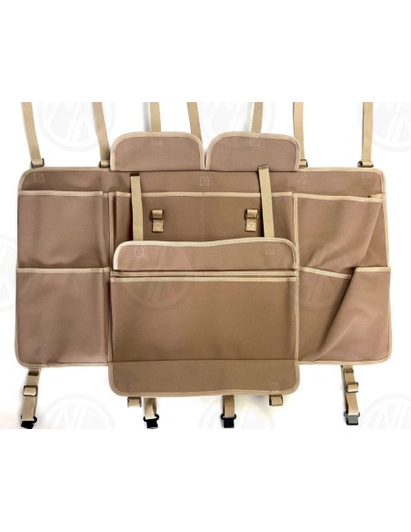 Sand Canvas Tub Storage Organiser Pair for Land Rover Series 1 2 2A 3 Defender 1948-2015