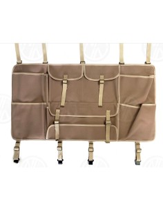 Sand Canvas Tub Storage Organiser Pair for Land Rover Series 1 2 2A 3 Defender 1948-2015 2