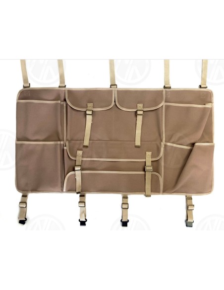 Sand Canvas Tub Storage Organiser Pair for Land Rover Series 1 2 2A 3 Defender 1948-2015