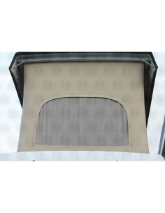Late VW T25 Westfalia Roof Canvas in Tan 1 Window