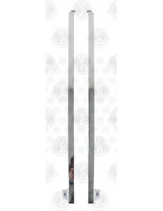 Pair of Chrome Fixed Quarter Light Bars for VW T25