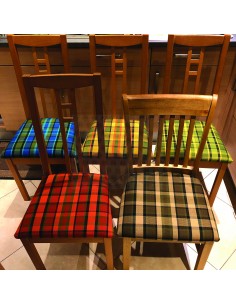 Westfalia Fabric Dining Chair Cover in Beige 2