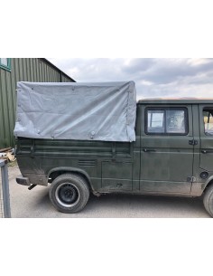 VW T25 DOKA PVC Cover with front metal bow for original steel frame