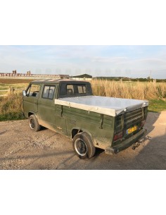 VW T25 DOKA PVC Cover with front metal bow for original steel frame 2