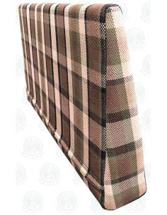 Westfalia Helsinki wedge foam cover in Beige plaid for the side seat