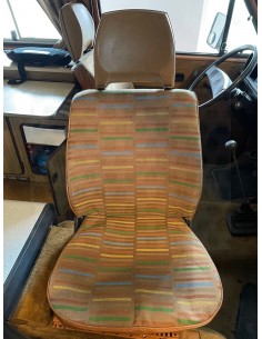 VW Westfalia T25 Front Seat Bottom Cover in Gazelle EP Light Brown 2