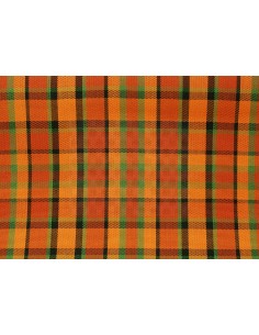 Westfalia Orange Plaid Seat Cloth as Original per Metre