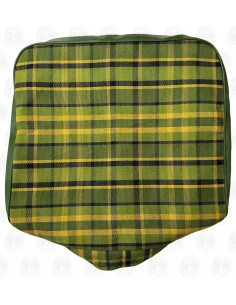 Early Bay Front Open Back Cover in Green Plaid