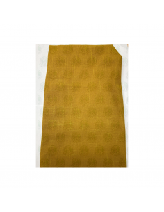 Westfalia Mustard Fabric Cover for Rear Facing Wooden Buddy Seat Backrest in Early Bay 1968-1970 the same as Original