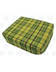 Green Plaid Stool Cover for Westfalia Late Bay Buddy Seat 2