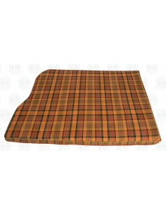 Westfalia Orange Plaid Engine Foam Cover 3/4 Width 1974-1979