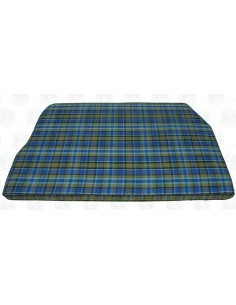 Westfalia Blue Plaid Engine Foam Cover Full Width 1974-1979
