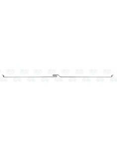 Westfalia Aluminium Bottom Rear Curtain Rail for VW T2 Split large rear window